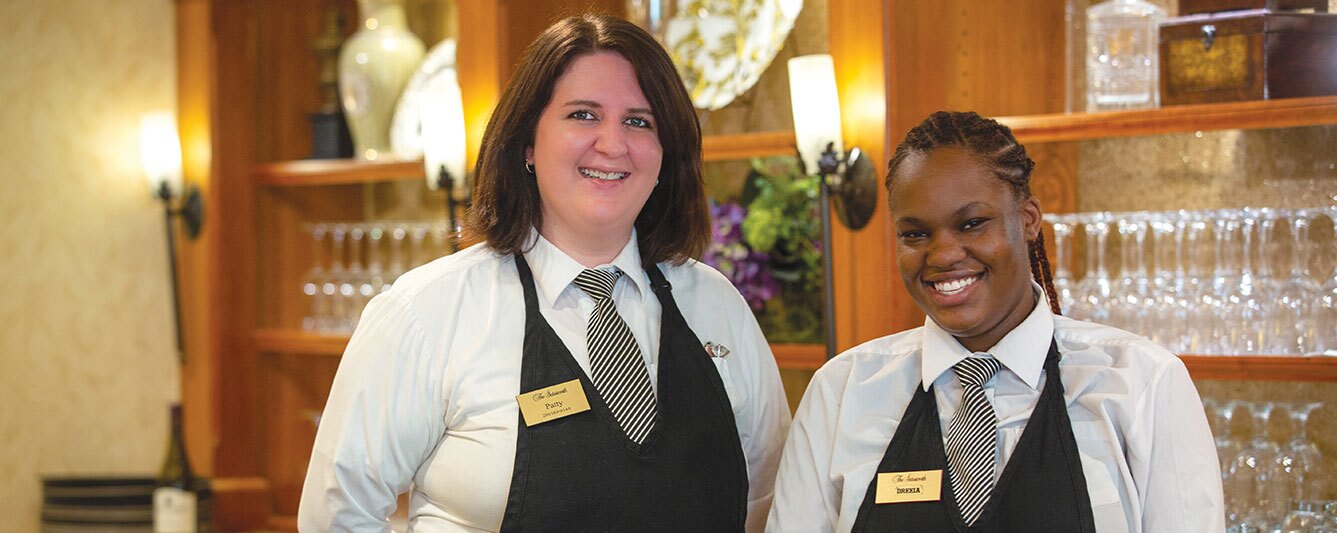 The Gatesworth two servers.