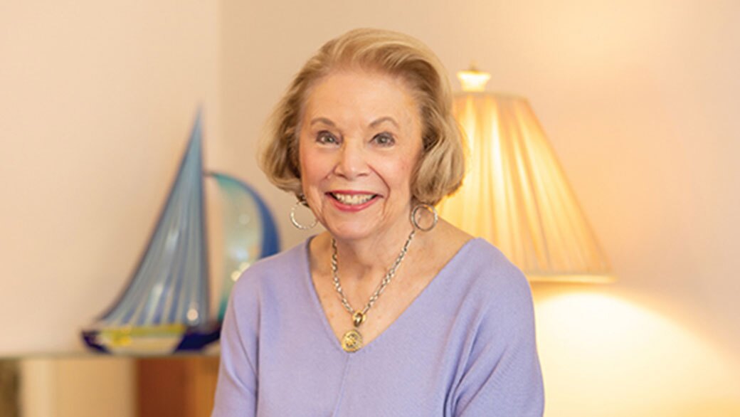 Judith Scissors smiling.