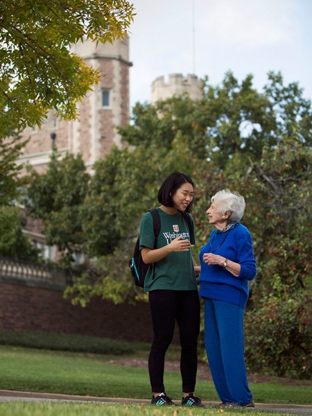 Resident with student