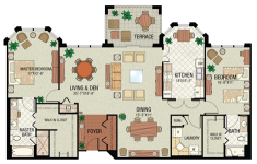 2BR Floor Plan I