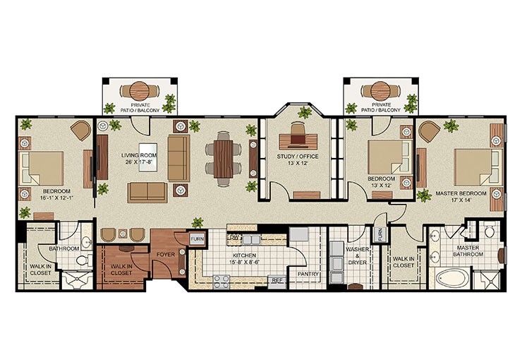 The Gateswoth Floorplan F.