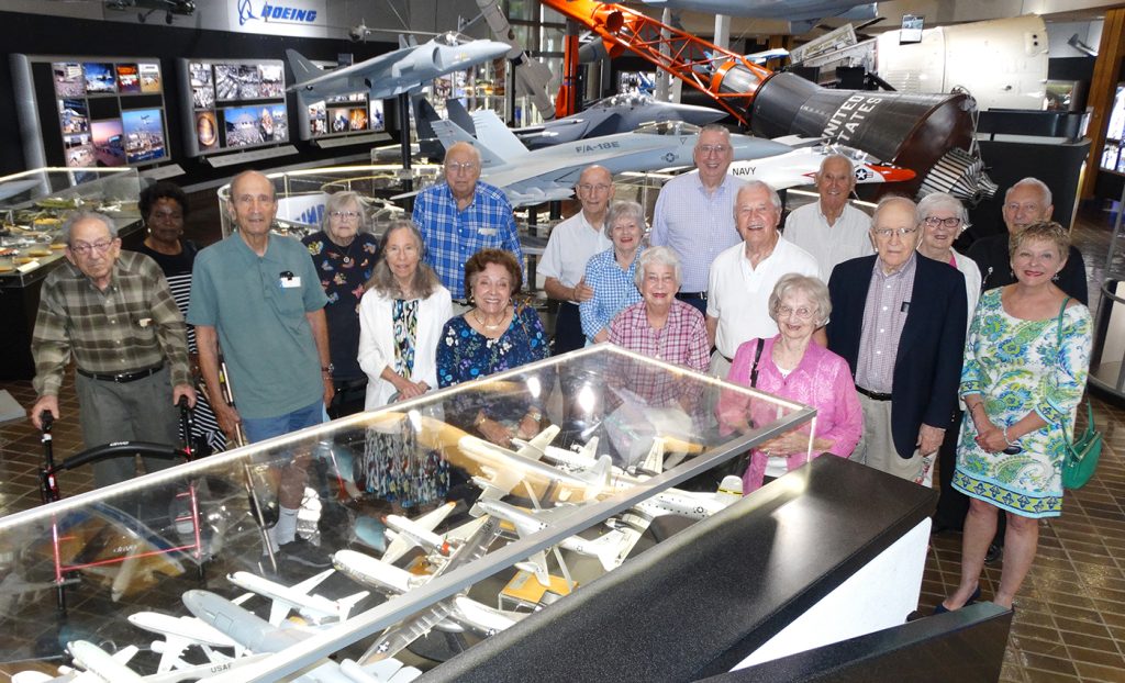 Gatesworth residents at Boeing's Prologue Room
